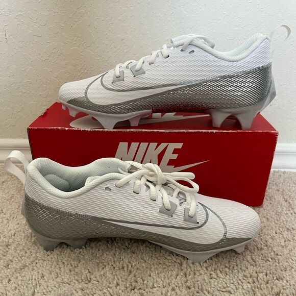 Nike Vapor Edge Speed 360 2 White Football Cleats - Picture 2 of 9